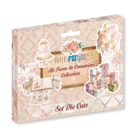 Die Cuts "Mi Fiesta de Comunión Niña" 20 pzs 300gr.
