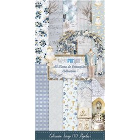 Colección "Mi Fiesta de Comunión Niño" 10Papeles 180gr 15x30cm