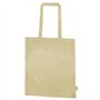 Bolsa algodón reciclado TAUPE 38x42x8 cm