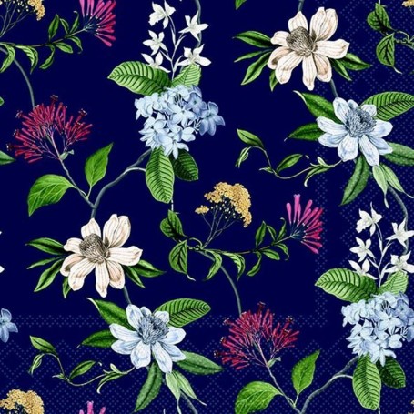 Servilleta FLORAL MIX BLUE