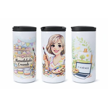 Vaso Termo Súblimado Personalizado. 370 ml.