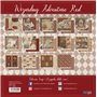 Kit 28 Papeles Scrap doble cara 180gr 8″x 8″ (Wizarding Adventure Red)