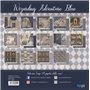 Colección 14 Papeles Scrap doble cara 180gr 12x12 "Wizarding Adventure Blue"