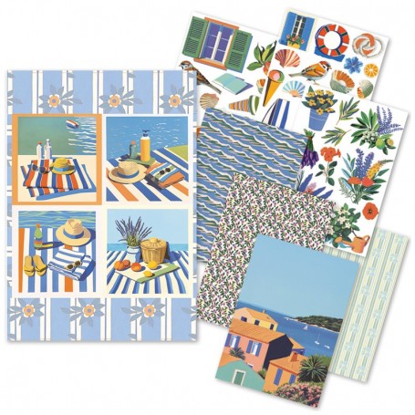 Rice Paper A5 MIXED 8/Pkg Riviera Dream