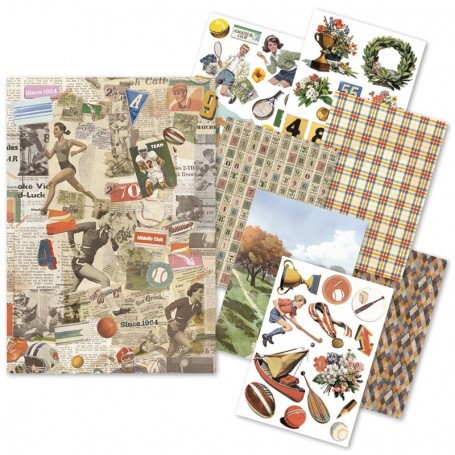 Rice Paper A5 MIXED 8/Pkg Sports Days