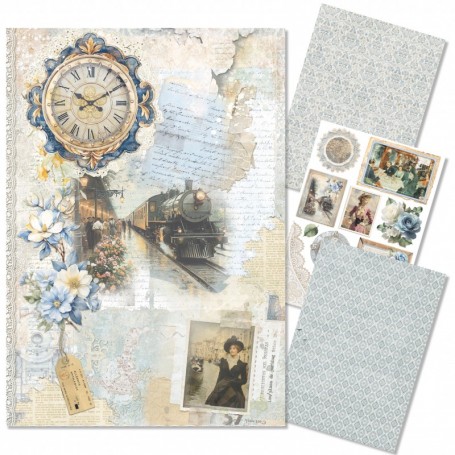 Rice Paper A4 MIXED 4/Pkg Eastern Journey