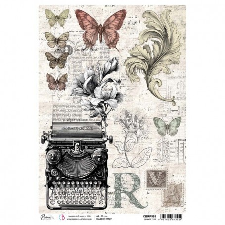 Rice Paper A4 Ornate Type