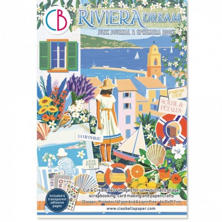 Ephemera Book Riviera Dream  A4 32/Pkg