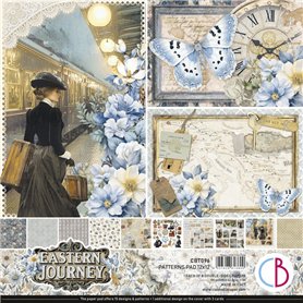 Eastern Journey Patterns Pad 12"x12" 8/Pkg