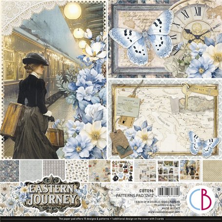 Eastern Journey Patterns Pad 12"x12" 8/Pkg