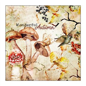 Servilletas decoupage WONDERFUL AUTUMN pack 20 unidades