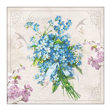 Servilleta impresa Laura 33x33cm