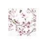 Servilleta impresa Bird&Blossom white 33x33cm