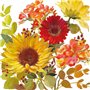 Servilleta impresa NAPKIN 33 SUNNY FLOWERS 30x30cm