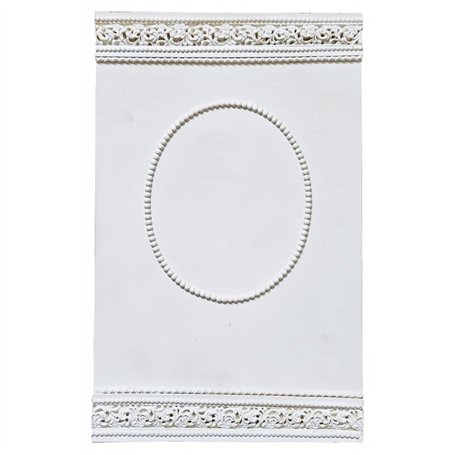 Plafón Resina Poliuretano 52x32,5x1,2cm