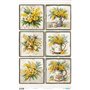 Papel Arroz 54×33 cm 25-30 gr. "Mimosas I"