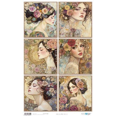 Papel Arroz 54×33 cm 25-30 gr. "Faces V"