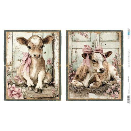 Papel Arroz 54×33 cm 25-30 gr. "Farm & Flowers I"