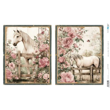 Papel Arroz 54×33 cm 25-30 gr. "Farm & Flowers IV"