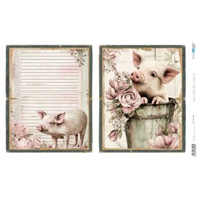 Papel Arroz 54×33 cm 25-30 gr. "Farm & Flowers VIII"