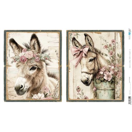 Papel Arroz 54×33 cm 25-30 gr. "Farm & Flowers XI"