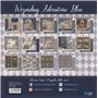 Colección 28 Papeles Scrap Mini doble cara 180gr 6″x 6″ (Wizarding Adventure Blue)