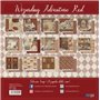 Colección 28 Papeles Scrap Mini doble cara 180gr 6″x 6″ (Wizarding Adventure Red)