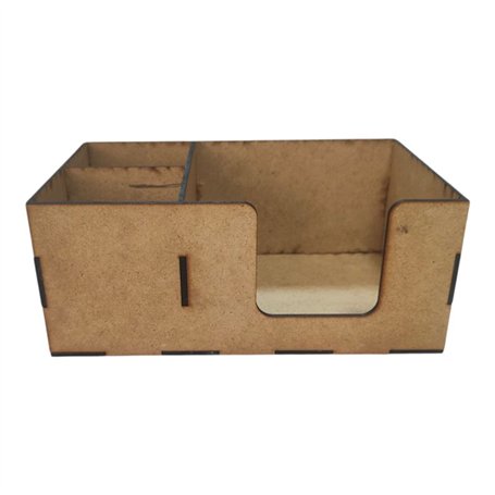 Servilletero en DM con 2 Compartimentos