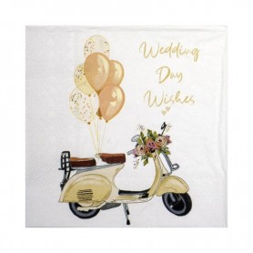Servilleta WEDDING DAY WISHES