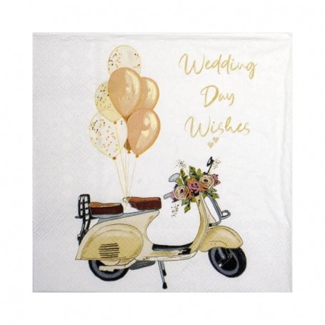 Servilleta WEDDING DAY WISHES