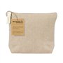 Neceser cremallera algodón reciclado 22x17x6cm