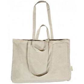 Bolsa algodón reciclado doble asa 50x36x12cm