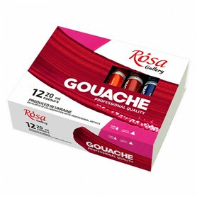 Gouache ROSA 12 colores x 20 ml