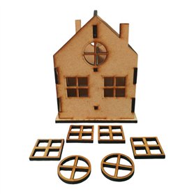 Organizador Casa en DM 6mm. 16,3x21,3x20 cm.