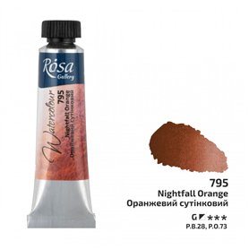 Acuarela 795 Nightfall Orange ROSA GALLERY tubo 10