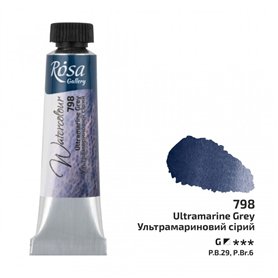 Acuarela 798 Ultramarine Grey ROSA GALLERY tubo 10