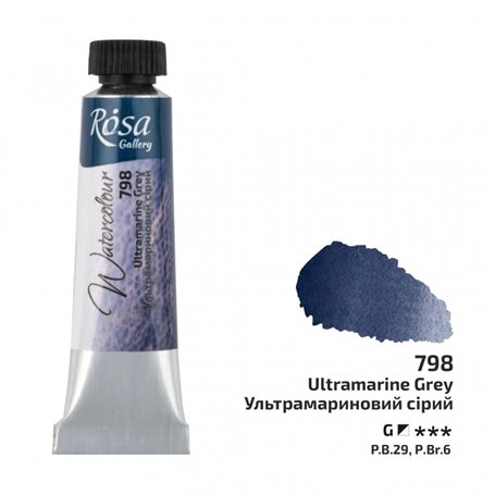Acuarela 798 Ultramarine Grey ROSA GALLERY tubo 10