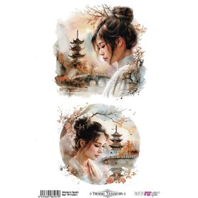 Thermo Transfers 20x30cm (Geisha III)