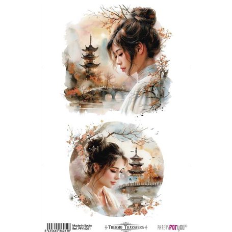 Thermo Transfers 20x30cm (Geisha III)