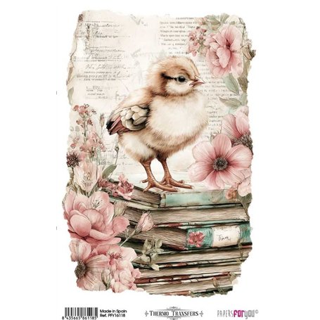 Thermo Transfers 20x30cm (Farm & Flowers Chicks)