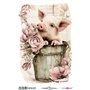 Thermo Transfers 20x30cm (Farm & Flowers Pigs)