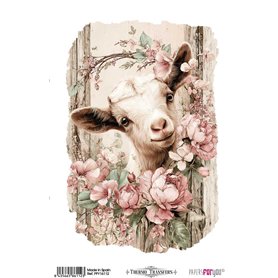 Thermo Transfers 20x30cm (Farm & Flowers Goats)