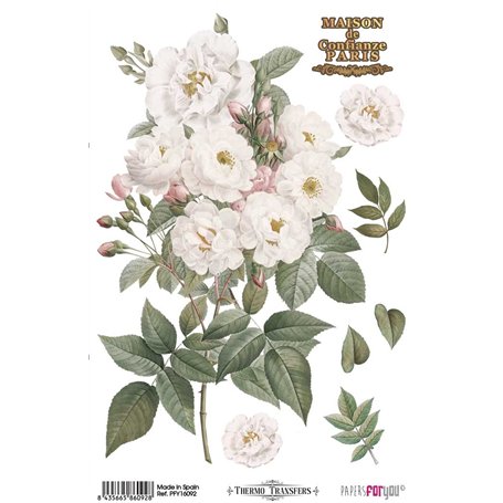 Thermo Transfers 20x30cm Roses