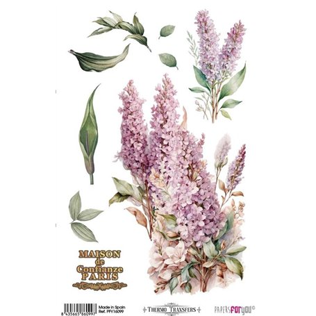 Thermo Transfers 20x30cm Lilacs