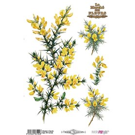 Thermo Transfers 20x30cm Flores Amarillas