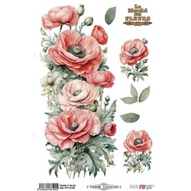 Thermo Transfers 20x30cm Poppy