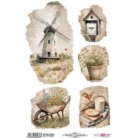 Thermo Transfers 20x30cm Farm IV