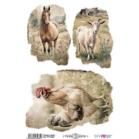 Thermo Transfers 20x30cm Farm II