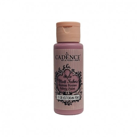 Pintura Textil Victorian pink CADENCE 59ml 