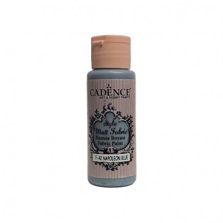 Pintura Textil Napoleon blue CADENCE 59ml 